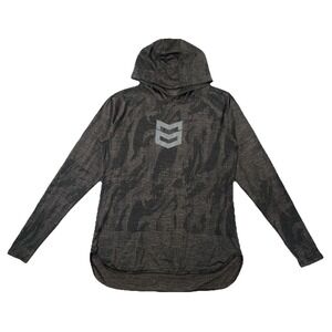 MTN OPS Vanquish Hoodie Men's Large Gray Camo Sun Lightweight